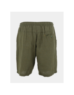 Short jogging en lin classic kaki homme - Benson & Cherry