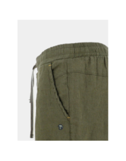 Short jogging en lin classic kaki homme - Benson & Cherry