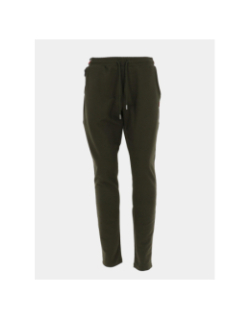 Jogging droit sport chic jeiger kaki homme - Benson & Cherry