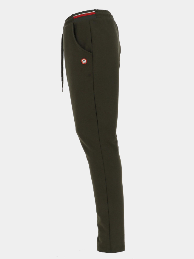 Jogging droit sport chic jeiger kaki homme - Benson & Cherry