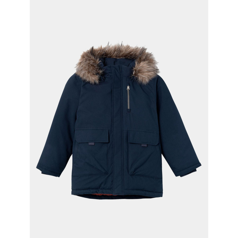 Blouson parka nkmmaster noir garçon - Name It