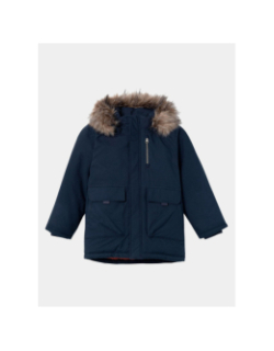 Blouson parka nkmmaster noir garçon - Name It