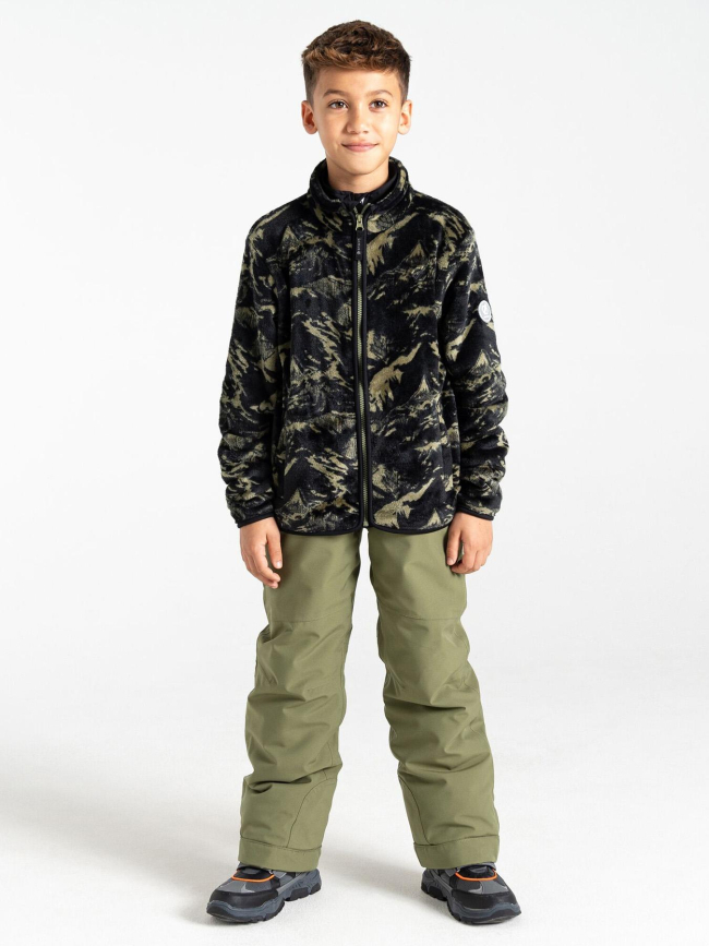 Veste polaire à motif zesty vert garçon - Dare 2b