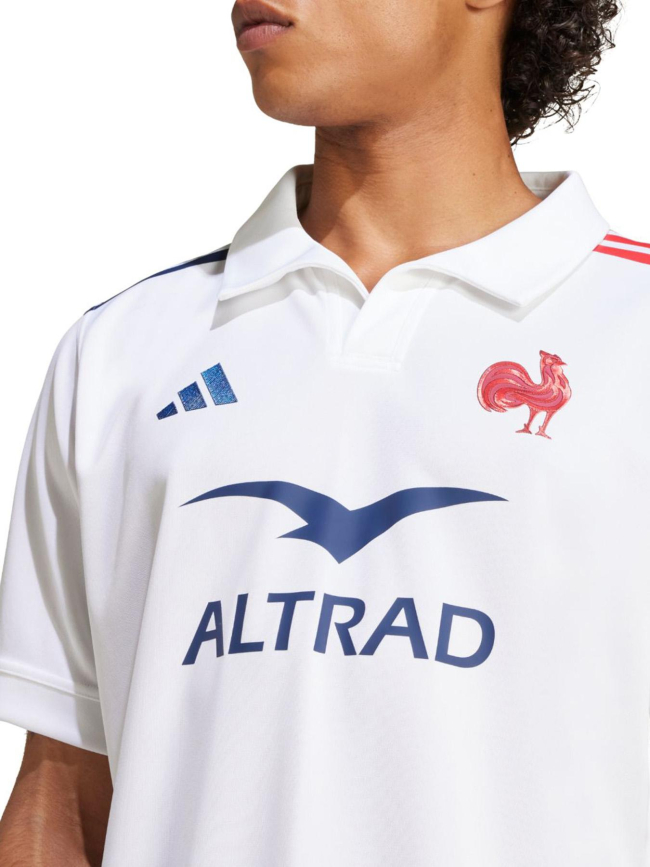 Maillot de rugby france extérieur 24/25 blanc homme - Adidas