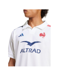 Maillot de rugby france extérieur 24/25 blanc homme - Adidas