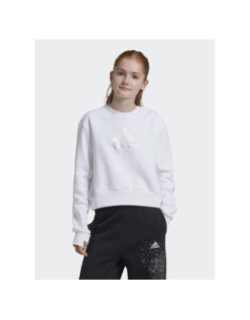 Sweat glm crew blanc fille - Adidas
