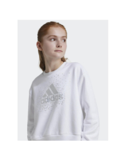 Sweat glm crew blanc fille - Adidas
