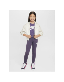 T-shirt crop top sportswear futura violet fille - Nike