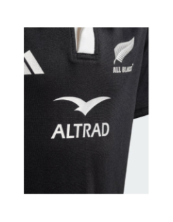 Maillot de rugby manches courtes all blacks noir enfant - Adidas