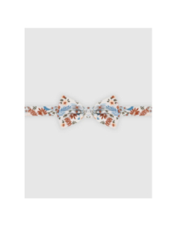 Nœud papillon phom imprimé blanc homme - Izac