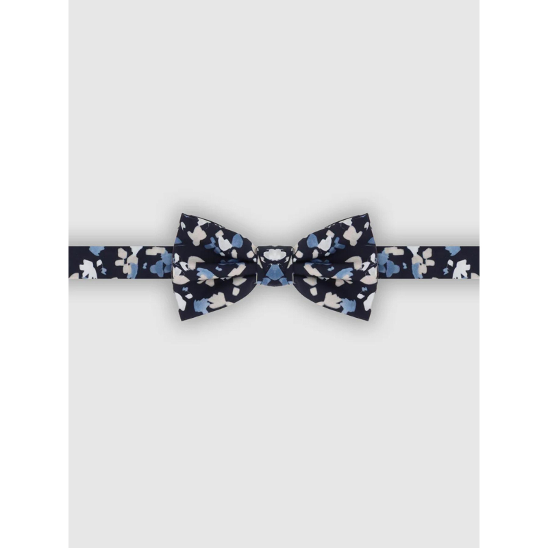 Nœud papillon imprimés bleu marine homme - Izac