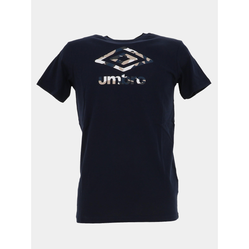 T-shirt à manches courtes logo camo bleu marine garçon - Umbro