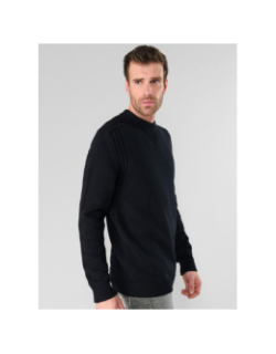 Pull en maille dilvac noir homme - Le Temps Des Cerises