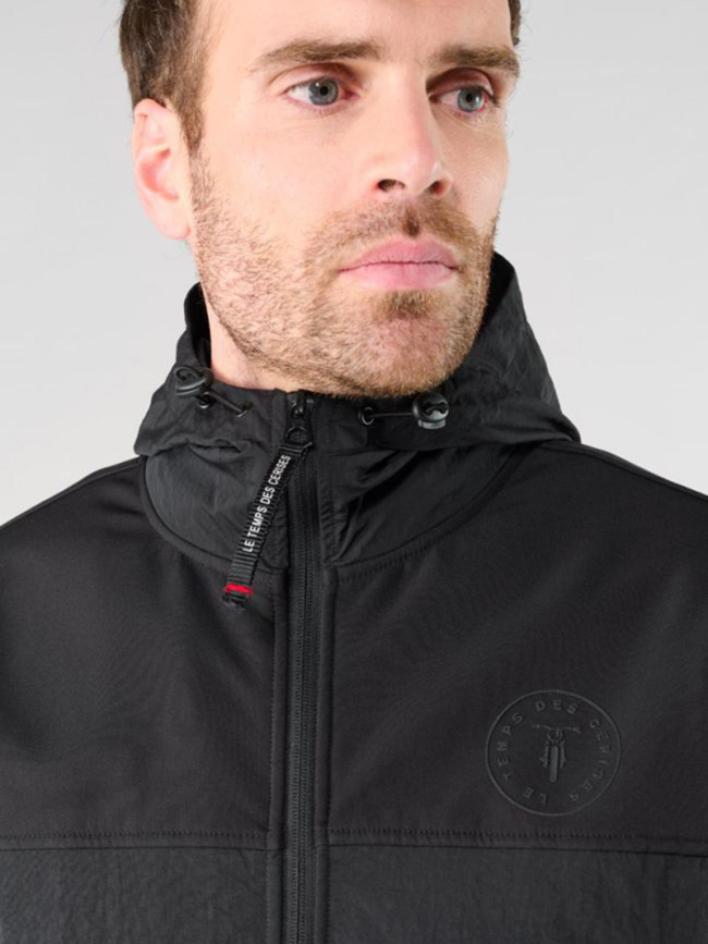 Veste laminel noir homme - Le Temps Des Cerises
