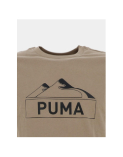 T-shirt à manches courtes open road marron homme - Puma