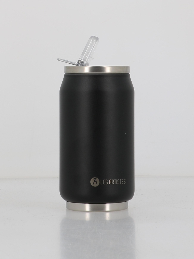 Canette isotherme 280ml noir - Les Artistes