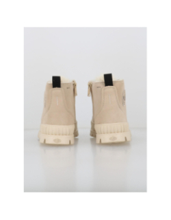 Boots fourées pallashock zip beige femme - Palladium