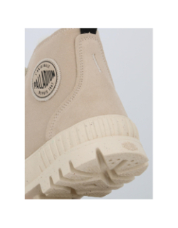 Boots fourées pallashock zip beige femme - Palladium