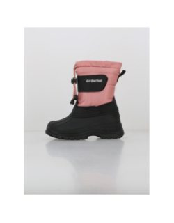 Bottes de neige beryl rose noir fille - Kimberfeel