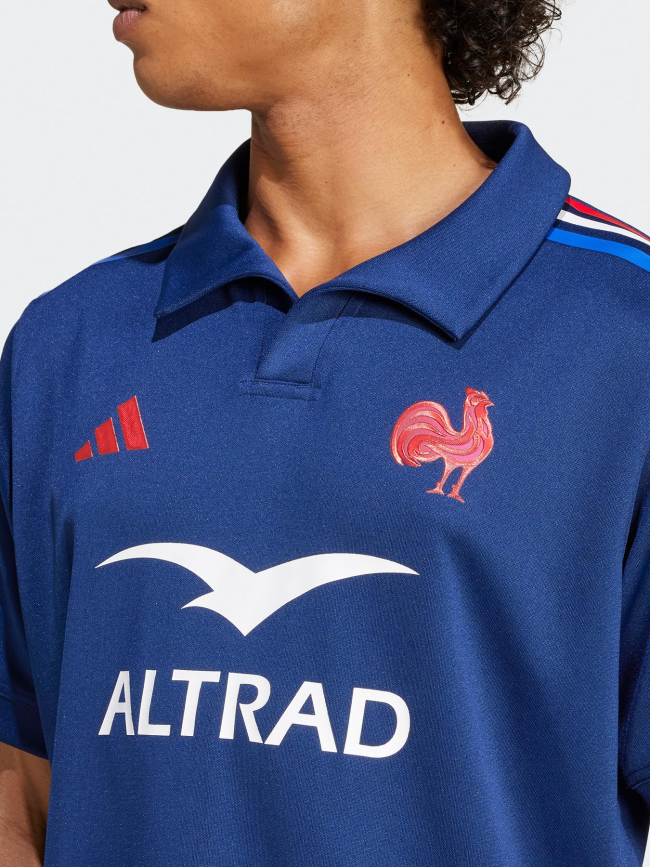 Maillot de rugby FFR bleu marine homme - Adidas