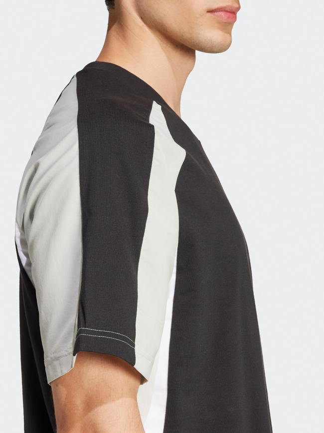 T-shirt essential colorblock noir gris homme - Adidas