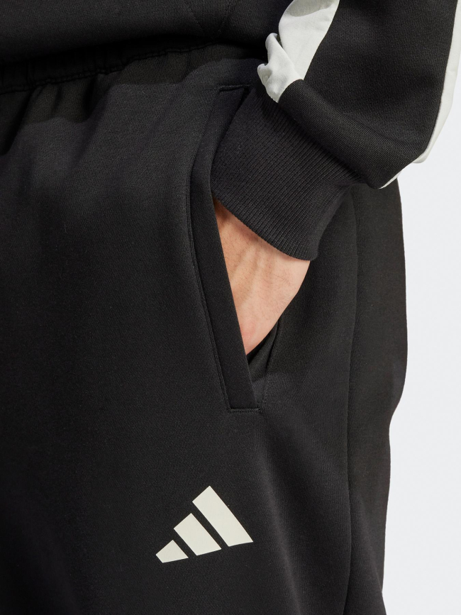 Jogging essential coloblock noir gris homme - Adidas