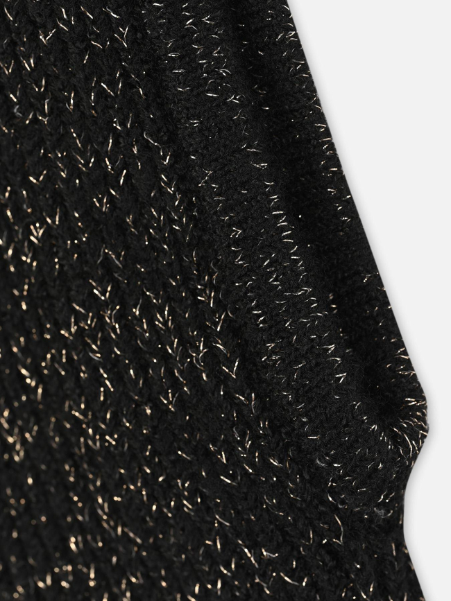 Cagoule pailletée joba noir femme - Pieces