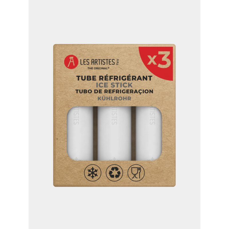 Set de 3 tubes réfrigérants blanc - Les Artistes