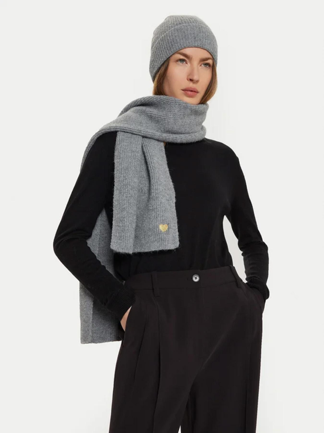 Coffret écharpe bonnet avery gris femme - Only