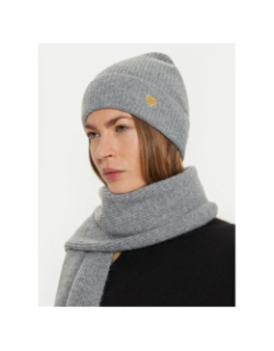 Coffret écharpe bonnet avery gris femme - Only