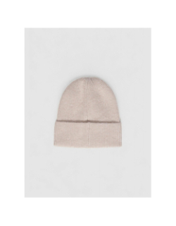 Bonnet pailleté brodé amour joba beige femme - Pieces