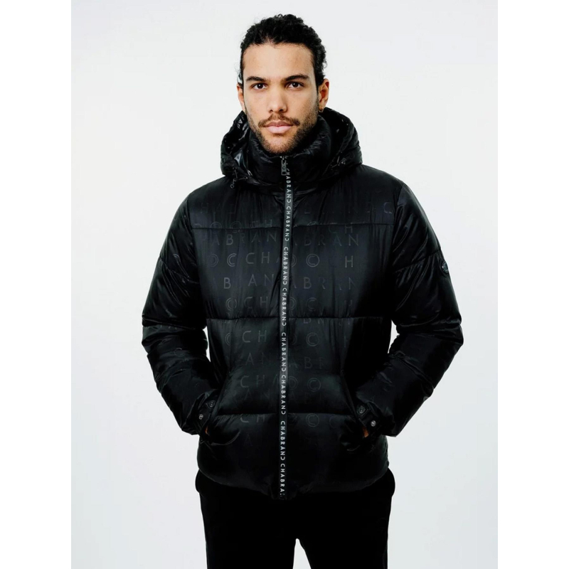Doudoune logotée noir homme - Chabrand