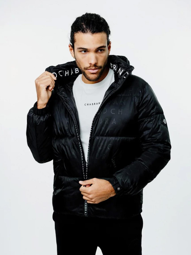 Doudoune logotée noir homme - Chabrand