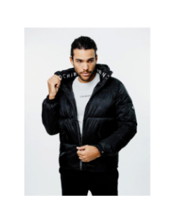 Doudoune logotée noir homme - Chabrand