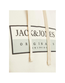 Sweat à capuche jorfrederiksberg beige homme - Jack & Jones