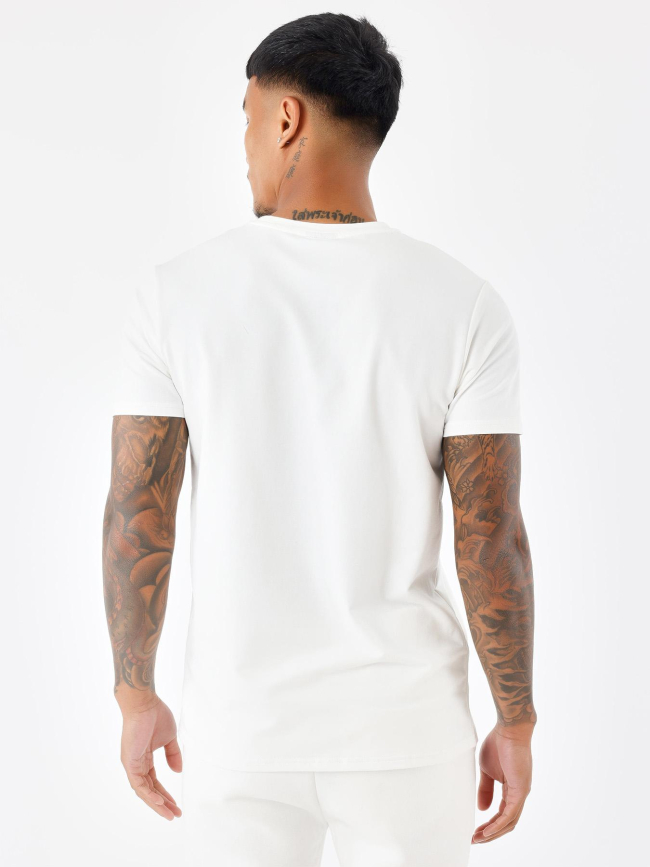 T-shirt essential logo brodé blanc homme - Project X Paris