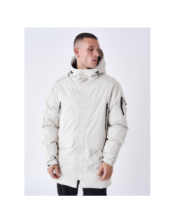 Blouson parka matelassé craie blanc homme - Project X Paris