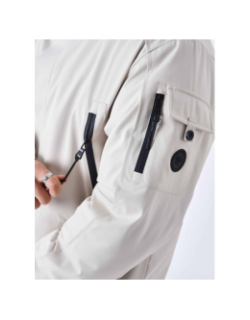 Blouson parka matelassé craie blanc homme - Project X Paris
