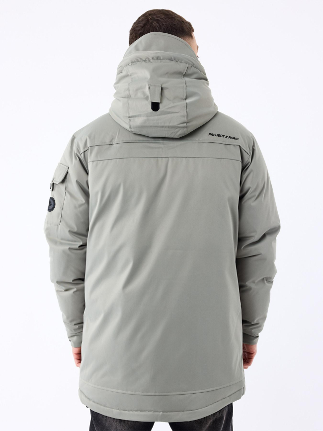 Blouson parka matelassé kaki homme - Project X Paris