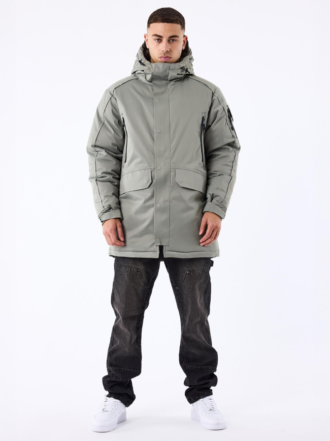 Blouson parka matelassé kaki homme - Project X Paris
