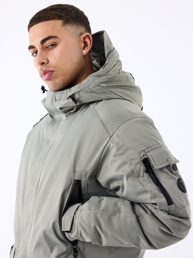 Blouson parka matelassé kaki homme - Project X Paris