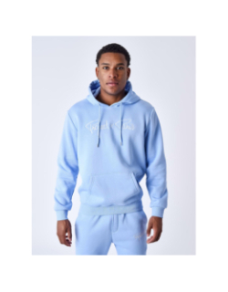 Sweat à capuche essential logo bleu homme - Project X Paris