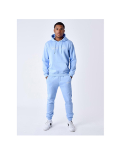 Sweat à capuche essential logo bleu homme - Project X Paris