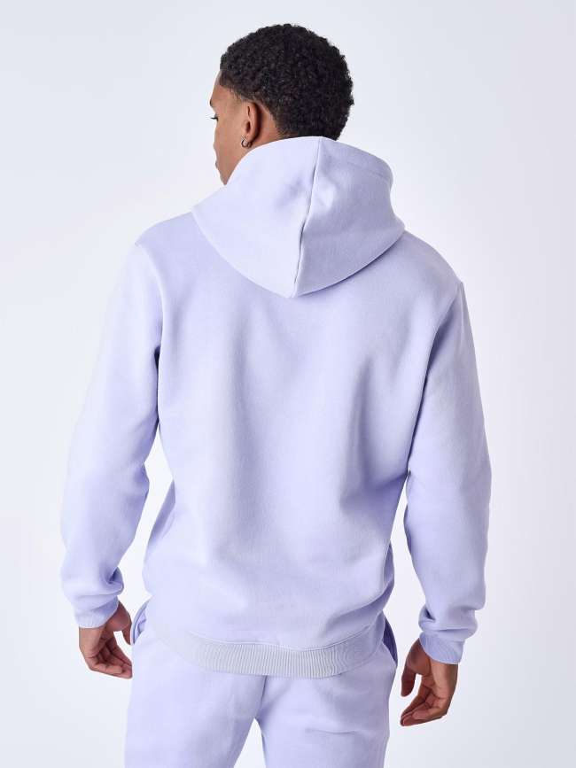 Sweat à capuche essential logo violet homme - Project X Paris