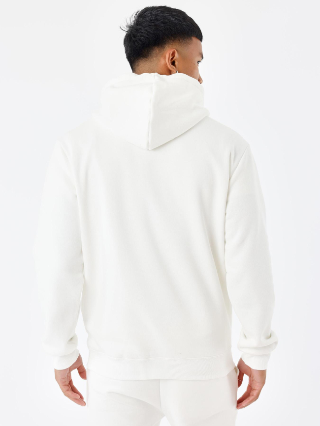 Sweat à capuche essential logo blanc homme - Project X Paris