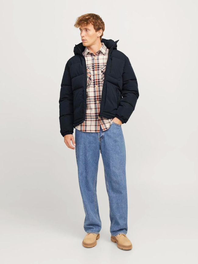 Doudoune eotto bleu marine homme - Jack & Jones