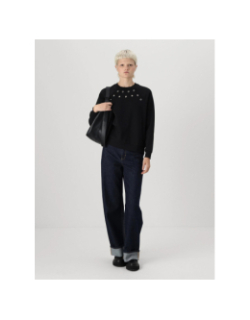 Sweatshirt ciro noir femme - Vero Moda