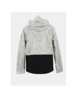 Veste de snowboard mission beige et noir homme - Quiksilver