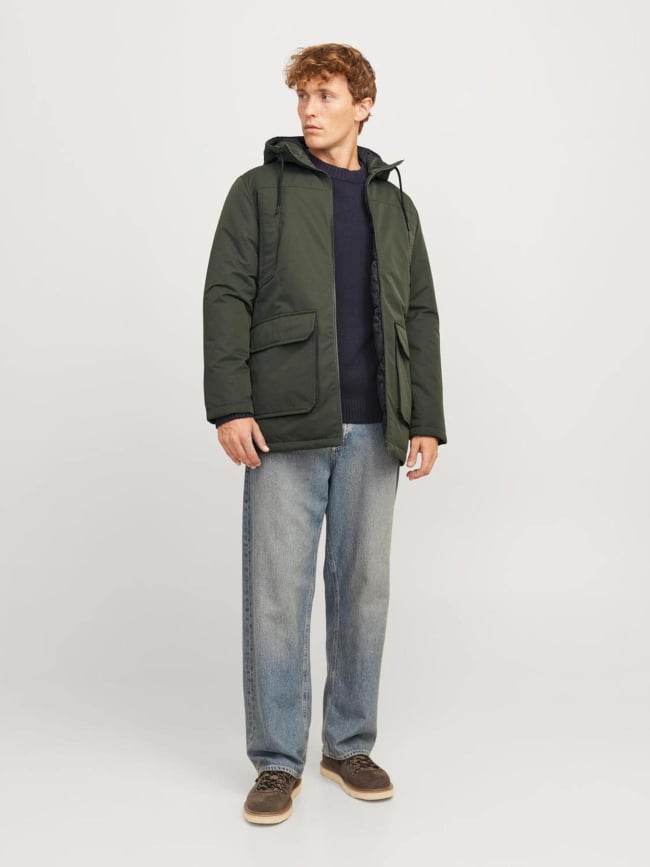 Parka jwhgrand kaki homme - Jack & Jones