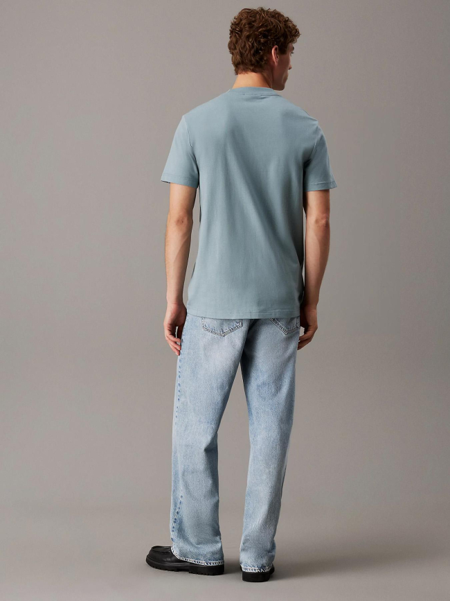 T-shirt heavy regular vert d'eau homme - Calvin Klein Jeans